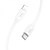 Кабель Hoco Type-C to Lightning Magic silicone PD charging data cable X87 1m, 3A, 20W White (000009322), Цвет: White, изображение 3