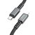 Кабель Hoco Type-C to Lightning Strength PD charging data cable X85 1m, 20W Black (000009061), Цвет: Grey, изображение 2