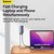 Зарядное устройство Baseus Gan5 Pro Ultra - Slim Fast Charger C + U 65W Overseas Edition CCGP150113 Grey (000010572), изображение 10