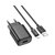 Зарядное устройство Hoco Solid single Port charger C134A 1USB, 12W/2.4A Black (000010627), Цвет: Black, изображение 4