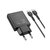 Зарядное устройство Hoco Type-C to Type-C Delgado dual Port charger N38 1USB/1Type-C, 20W/3A, PD/QC Black (000010320), изображение 4