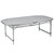 Стол Bo-Camp Premium Oval 150x80 cm Grey (1404405) DAS302787, изображение 3