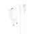 Зарядное устройство Hoco Lightning Cable Solid single port charger C134A 1USB, 12W/2.4A White (000010634), изображение 4