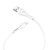 Кабель Hoco Lightning Cool Power X37 1m, 2.4A White (000003410), изображение 2