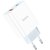 Зарядний пристрій Hoco charger C97A 1USB/1Type-C, 20W/3A, QC/PD White (000009180)