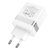 Зарядний пристрій Hoco Extension speed charger N21 1USB/1Type-C, PD/QC, 3A/30W White (000008343), зображення 4