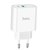 Зарядное устройство Hoco Speed C57a Type-C/USB, PD/QC3.0, 18W/3A White (000003297), изображение 3