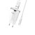 Зарядний пристрій Hoco Thunder Micro cable C37A 1USB, 2.4A White (000001394), зображення 4