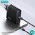 Зарядное устройство USAMS US-UM Fast Charger Kit GaN Type-C to Type-C Cable 240W PD3.1 T52 US-CC168  1USB/2Type-C, 140W/5 Black (000010738), изображение 3