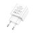 Зарядний пристрій Hoco Proton single Port charger C98A 1USB. 18W/3A, QC White (000009070), зображення 6
