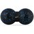 Массажный мяч двойной PowerPlay PP-4352 Epp foam peanut ball 8х16 см черно-синий (PP_4352_Blue_8*16)