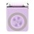 Повербанк XO PR226 Mini Transparent Magnetic Absorption 15W 10000 mAh Purple (6920680849437)