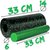 Массажный роллер PowerPlay PP-4348 2 в 1 EPP Foam Roller 33x14 см черно-зеленый (PP_4348_Green_(33*14))