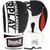 Боксерские перчатки PowerPlay 3086 Matt Challenger Черно-белые 14 ун (PP_3086_14oz_Bl/White), Вес: 14 унций, Цвет: Черный/Белый