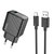 Зарядний пристрій Hoco Type-C cable Rich single Port charger CS21A 1USB, 18W/3A, QC Black (000010321)