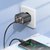 Зарядний пристрій Hoco Smart Charger Type-C to Type-C Cable set CS43A 2Type-C, 45W/3A, PD/QC Black (000010812), Колір: Black, зображення 4
