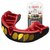 Капа для бокса OPRO Gold (возраст 11+) JAWS Black/Red (art.102504011)