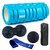 Массажный набор PowerPlay PP_4096 EPP Set 4 in 1 Blue (PP_4096_Blue), Резинка с уровнем сопротивления: 7.5 кг, Цвет массажёра : Синий