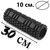 Массажный набор PowerPlay PP_4097 EPP Set 4 in 1 Black (PP_4097_Black), Резинка с уровнем сопротивления: 11 кг, Цвет массажёра : Чёрный, изображение 9