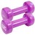 Гантель PowerPlay 4125 виниловая 2*0,5 кг розовая (PP_4125_0.5kg_2in)