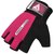 Рукавички для залу RDX W1 Half Pink M (WGA-W1HP-M), Розмір: M, Колір: Чорний/Рожевий, зображення 4