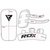 Пади для тайського боксу RDX T1 Curved Thai Kick Pad White (APR-T1W), Колір: Чорний/Білий, зображення 4