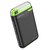 Повербанк Borofone BJ69 Skillful PD20W 10000 mAh Черный (6941991115806), Цвет : Черный/Зеленый, изображение 3