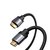 Кабель Baseus HDMI Enjoyment Series 4khd Male To 4khd Male 3m, 4K Black (CAKSX-D0G), Довжина: 3 м, зображення 2