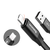 Кабель Baseus Combo Lightning + Micro USB Portable 2A, 0.23m Black (CALMBJ-01), зображення 2
