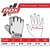 Рукавички для фітнесу RDX T2 Half Black Plus L (WGA-T2HB-L+), Розмір: L, Колір: Чорний, зображення 6