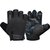Перчатки для фитнеса RDX T2 Half Blue Plus XL (WGA-T2HU-XL+), Размер: XL, Цвет: Чёрный/Синий