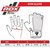 Перчатки для зала RDX W1 Half Blue L (WGA-W1HU-L), Размер: L, Цвет: Чёрный/Синий, изображение 6