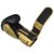 Боксерські рукавички RDX Mark Pro Sparring TRI Lira 2 Golden 12 унц (BGM-PSTL2G-12OZ), Вага: 12 унцій, Колір: Чорний/Золотий, зображення 4