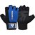 Перчатки для зала RDX W1 Half Blue L (WGA-W1HU-L), Размер: L, Цвет: Чёрный/Синий, изображение 2