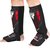 Захист гомілки та стопи RDX Neoprene Shin Instep IMMAF-1 Red S (SGN-IMF-1R-S), Розмір: S, Колір: Червоний, зображення 3