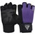 Перчатки для зала RDX W1 Half Purple Plus M (WGA-W1HPR-M+), Размер: M, Цвет: Чёрный/Фиолетовый