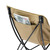 Кресло раскладное Mobi Garden Yq Chair NX22665001 olive yellow (6926767311507), Цвет : Бежевый, изображение 3