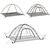 Палатка двухместная Naturehike CNK2450WS030 оранжевый (6975641887058), изображение 5