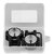 Кільця Discovery Scope Mount Rings 6061 Series 30 мм Low на Picatinny, ВН - 9.5 мм (M240603)