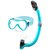 Маска и трубка для плавания Aqua Speed Almos FS + Samos 61091 бирюзовый, детская OSFM (621-04)