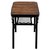 Стол складной Bo-Camp Woodbine 56x34 cm Black/Wood look (1404191)