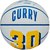 Мяч баскетбольный Wilson NBA Player Icon Mini BSKT Curry white size 3 (WZ4007401XB3)