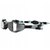Окуляри для плавання Speedo Hyper Flyer Mirrored дитячі, чорний/сірий One Size (8-7750316040), Колір: Чорний, зображення 2