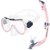 Маска и трубка для плавания Aqua Speed Aura + EVO 9948 розовый, детская One Size (605-03), Цвет : Розовый