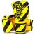 Боксерські рукавички Fairtex BGV14Y Yellow/Black 12 ун (BGV14Y_12oz_Yellow/Black), Вага: 12 унцій, зображення 5