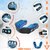 Капа для бокса Shock Doctor Gel Max (возраст 11+) Black/Blue (art. 6100-BB-AD), Цвет: Чёрный/Синий, изображение 4