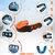 Капа для бокса Shock Doctor Gel Max (возраст 11+) Black/Orange (art. 6230-BK/OR-AD), Цвет: Чёрный/Оранжевый, изображение 4