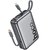 Повербанк HOCO Eminente Q39 with IP + C cable 20000 mAh 22.5W Grey (6942007649094)