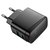 Зарядний пристрій Hoco Bright PD charger CS63A 1USB/1Type-C, 65W/3A Black (000011131)