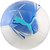 Мяч футбольный Puma Big Cat ball белый/синий size 5 (084589-05)